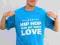 HIP HOP WAS MY FIRST LOVE-T-SHIRT (TURKUS)-XL