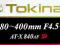 Tokina AT-X 80-400 mm/ 4,5-5,6 SD* APO jak NOWY