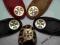 Tory Burch!!Extra balerinki ze złotym logo*5koloró