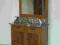 PIĘKNA SECESYJNA KOMODA Z LUSTREM TOALETKA