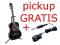 GITARA AKUSTYCZNA 4KOLORY+PICKUP, KOSTKI, KURS GRY