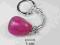 Brelok Agat różowy bębnówka          2312b
