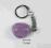 Brelok Ametyst bębnówka          2312a