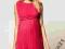ASOS Maternity UROCZA Pink PLISOWANA Różowa M 38