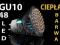ZARÓWKI DIODOWE GU10 48 LED 230V CIEPŁA ZAROWKA