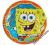 Talerzyki Papierowe Sponge Bob 10 sztuk