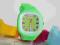 ZEGARKI JELLY WATCH, SWIECACY ZEGAREK ZELOWY