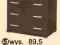 KOMODA SZUFLADY "OLA 5" WENGE/LIMED
