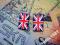 kolczyki DECOUPAGE flaga UK Anglia WIELKA BRYTANIA