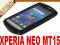 SOLID BLACK MOCNE ETUI XPERIA NEO V MT11i MT15i +P