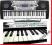 KEYBOARD MK-2061 ORGANY LCD + MIKROFON PROFESIONAL