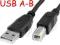 Kabel 1,8m AB USB 2.0 A-B HQ do drukarki Łódź fv