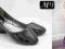 D156 HIT SEZONU GUMOWE BALERINKI BLACK MELISA r.40