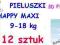 PIELUSZKI BELLA HAPPY MAXI 8 -18 KG. 12 sztuk.