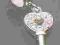 Pandora srebrna z charm Kluczyk Swarovski