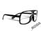 Okulary zerówki electro new- czarne