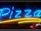 PIZZA- NEON -- SZKLANE RURKI- DUŻY 62cm !!!