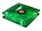 Wentylator Thunderblade 80mm LED Green 2000 RPM