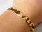 ORYGINALNA POZŁACANA BRANSOLETA MĘSKA FIGARO!!!!!!
