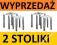 2x STOLIK SZKLANY CHROMOWY SZKŁO GRUBE MATRIX -40%