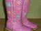 WALKRIGHR uk 7 różowe kozaczki nieocieplane 15cm