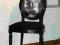 Krzesło w stylu Ludwik XVI czarne Marilyn Monroe