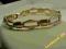 ZłOTA  BRANSOLETKA  DWA KOLORY ZŁOTA   585/14kt