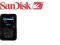 SanDisk MP3 SANSA CLIP+FM 2GB slot microSD/CZARNA