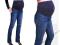 REWELACYJNE  jeansy ciążowe rurki NOWE* r XL 31/34