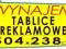 Tablice reklamowe wynajem 2 tyg. - REKLAMA KRAKÓW