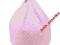 PUFA KIDS PINK W BIAŁE KROPKI