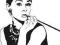 Audrey Hepburn obraz na płótnie 50x70cm