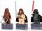 ** LEGO Star Wars Darth Vader, Obi-Wan i Chewbacca