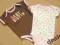 CARTER'S zestaw 2 x body  BABY SISTER córa 3m nowe