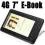 EBOOK 7' 4GB MP3/MP4 !!! PL.MENU