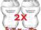 TOMMEE TIPPEE Butelka 2x260 ml + 2xSmoczek 0 m+