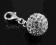ArtSowa SWAROVSKI CHARMS KULA kulka Crystal