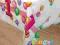 Obrus na roczek Baloniki Pink 137x213cm Urodziny