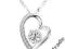 Swarovski serce 925 śliczny romantyczny naszyjnik!