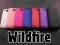 HTC Wildfire G8 | METALIC RUBBER CASE Etui+FOLIA