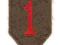 Naszywka 1st Infantry Division