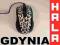 Myszka przewodowa czarna panterka na kablu GDYNIA