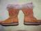 skórzane kozaki  brązowe 27 jesień 28 zima ferie