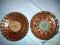 2  piękne stare talerze miedziane! TANIO!!!