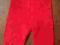 Śliczne czerwone legginsy 3/4 H&M z kokardkami