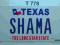 Texas tablica rejestracyjna z USA