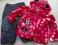 KOMPLET DISNEY JEANSY + BLUZA MINNIE 6-9 M Z UK