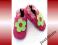 18-24M r. 22 23 zdrowe stopy pantofle kapcie skóra