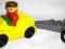 Lego duplo samochód osobowy ludzik przyczepka