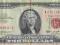 2 $ Dolary 1963 czerwone ale zielone